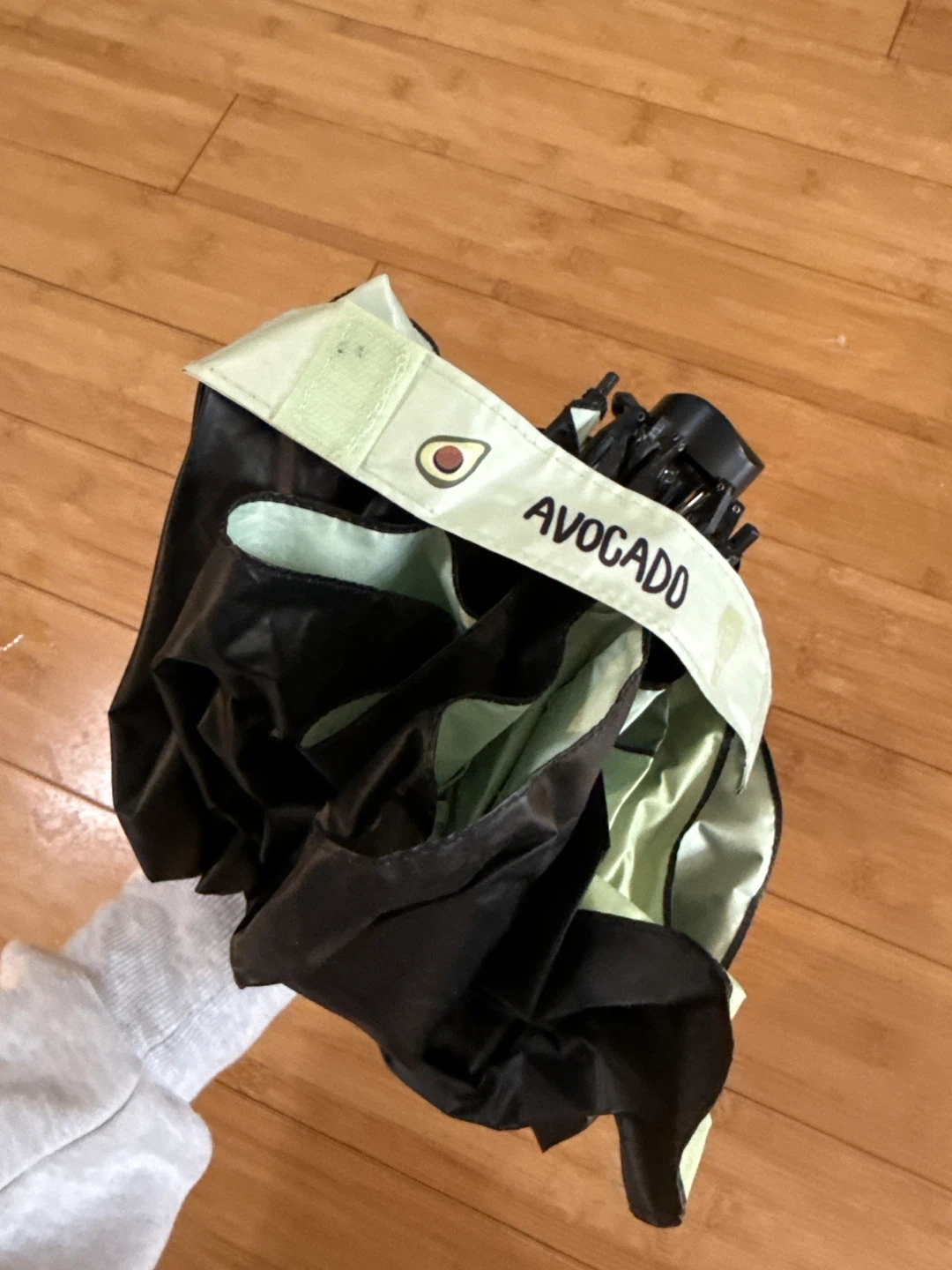 Avocado print umbrella