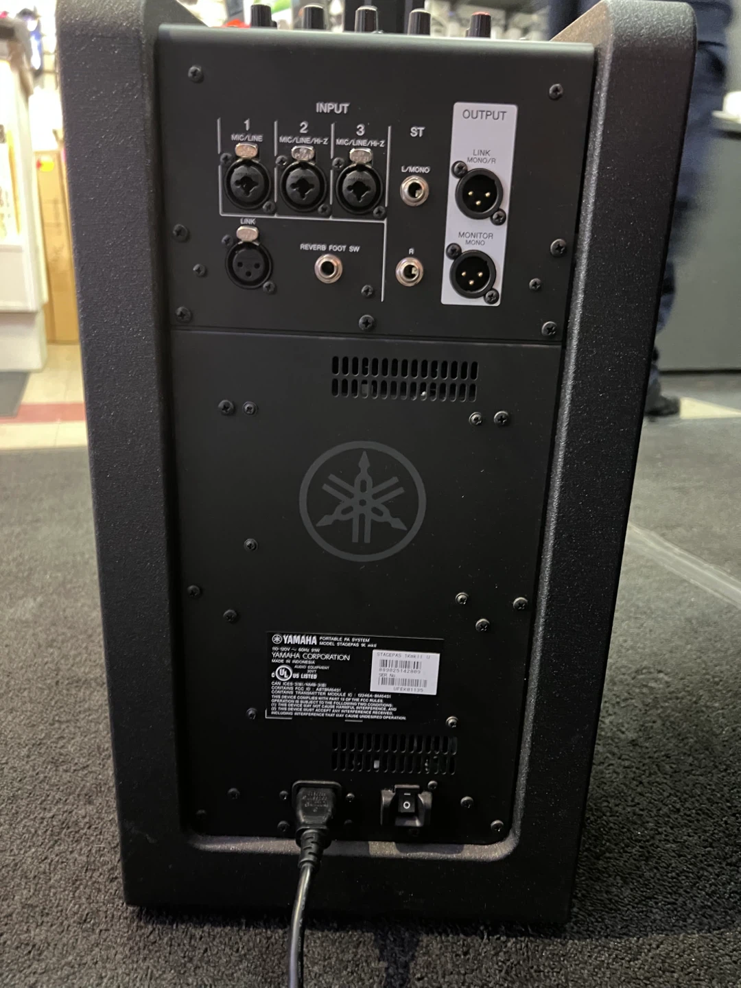 Yamaha Stagepas 1K mkII Portable PA System - photo 4