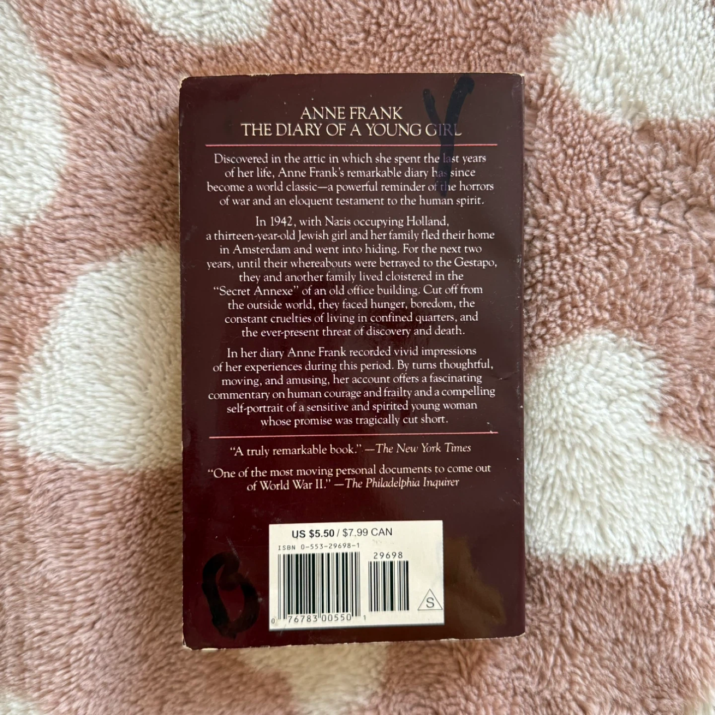 Anne Frank The Diary of a Young Girl Paperback Book - photo 2