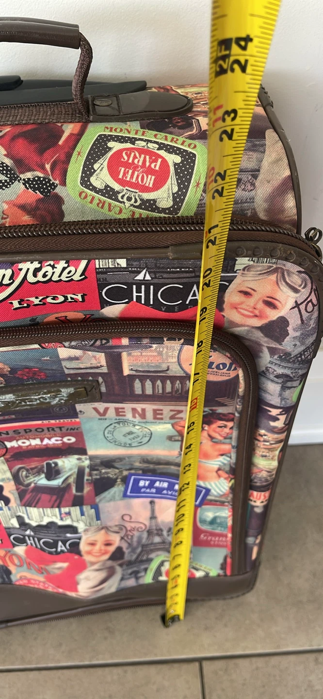 Vintage Travel Collage Suitcase - photo 4