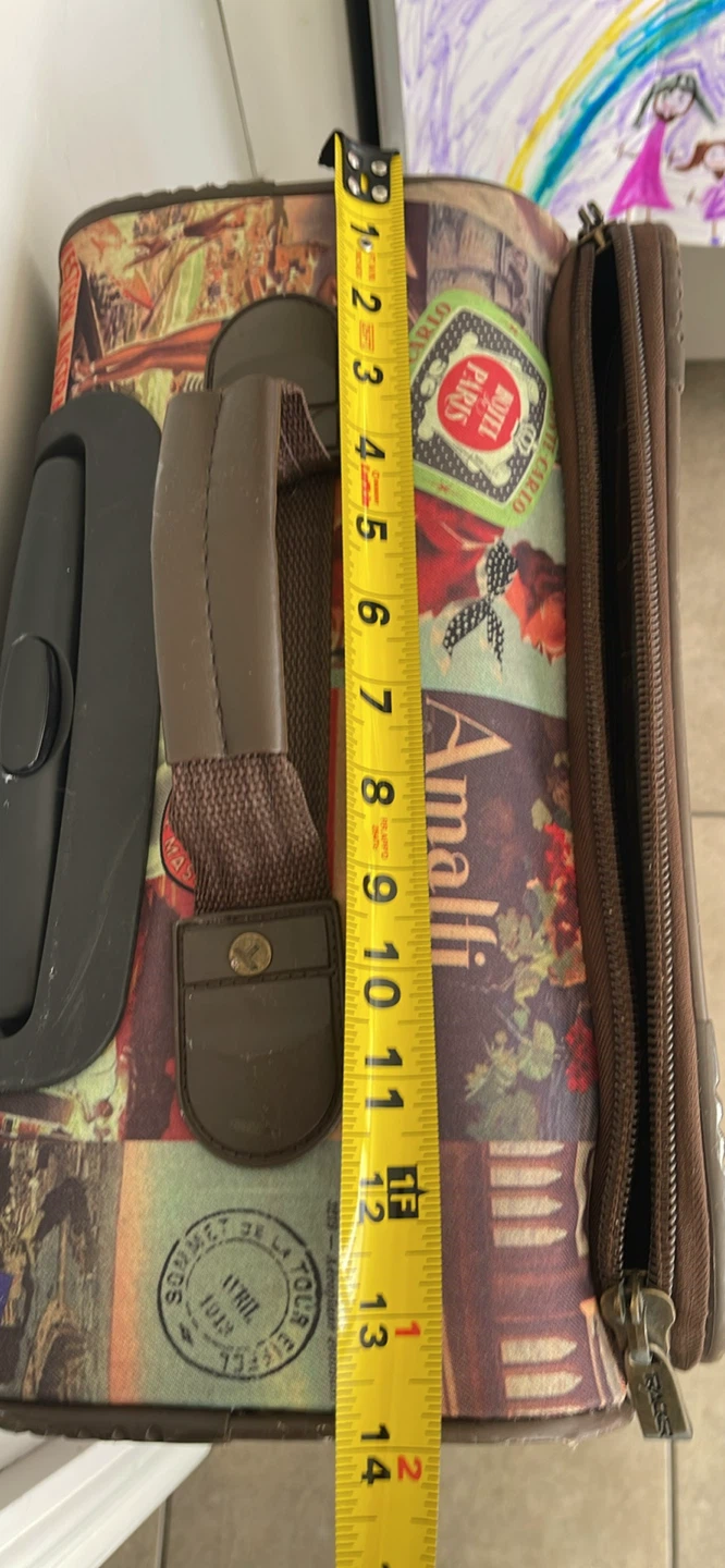 Vintage Travel Collage Suitcase - photo 3