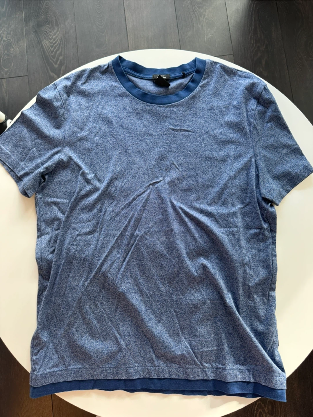 BOSS Slim Fit Mercerised T-Shirt - Blue