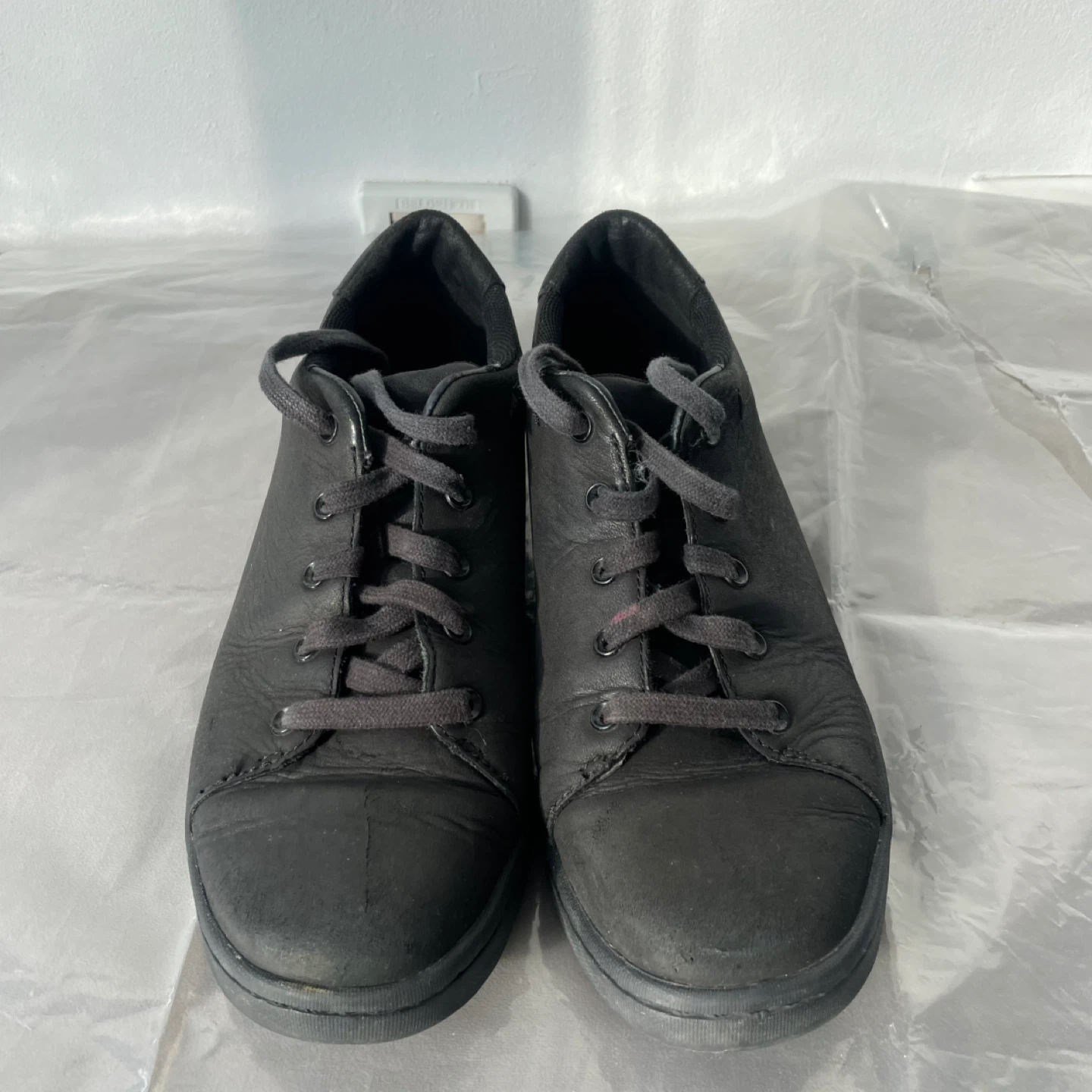 Timberland Black Leather Sneakers Pumps Shoes. Size 7.5 - photo 4
