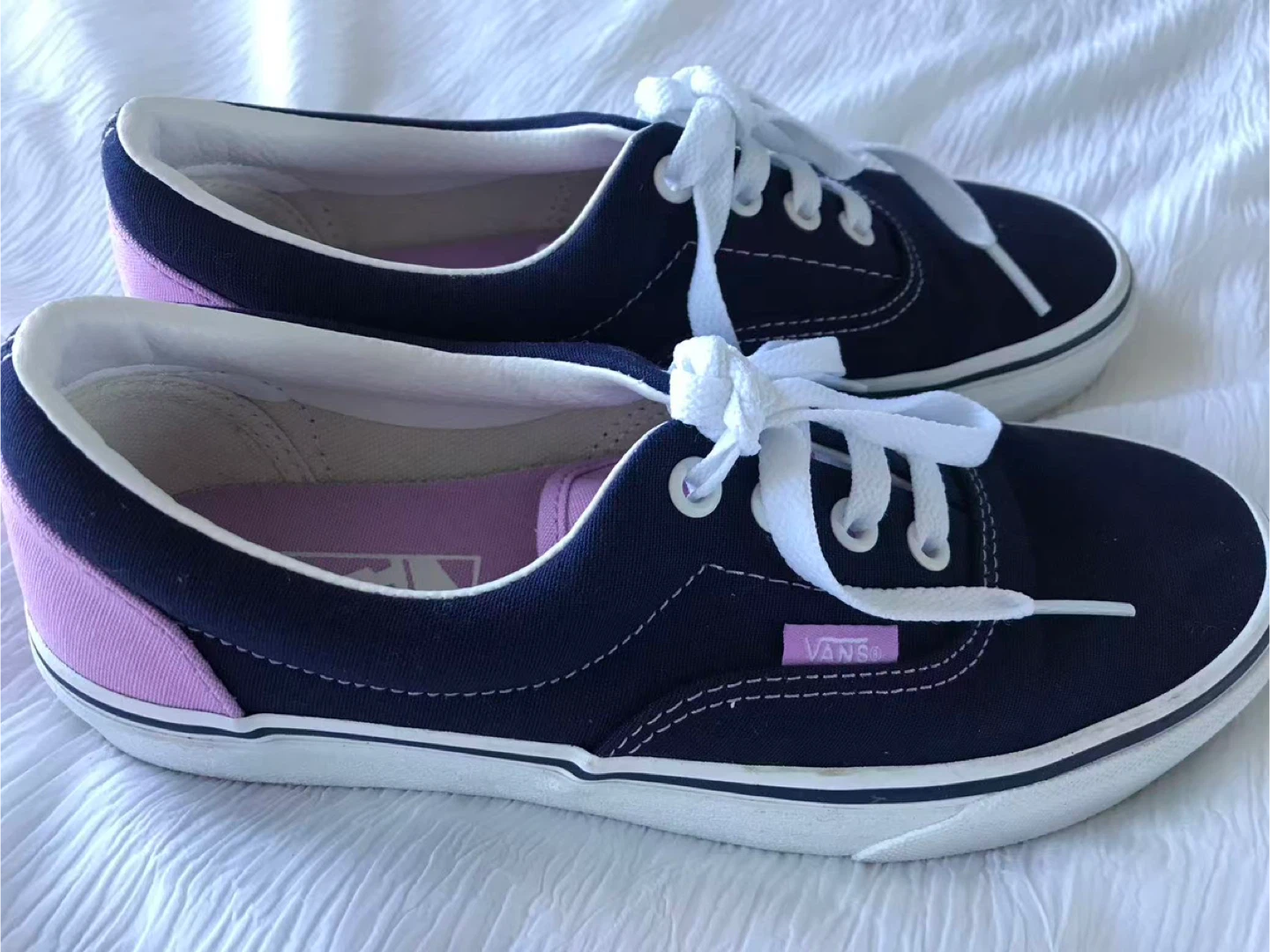 Vans Low Top Sneakers - Navy & Pink - photo 3