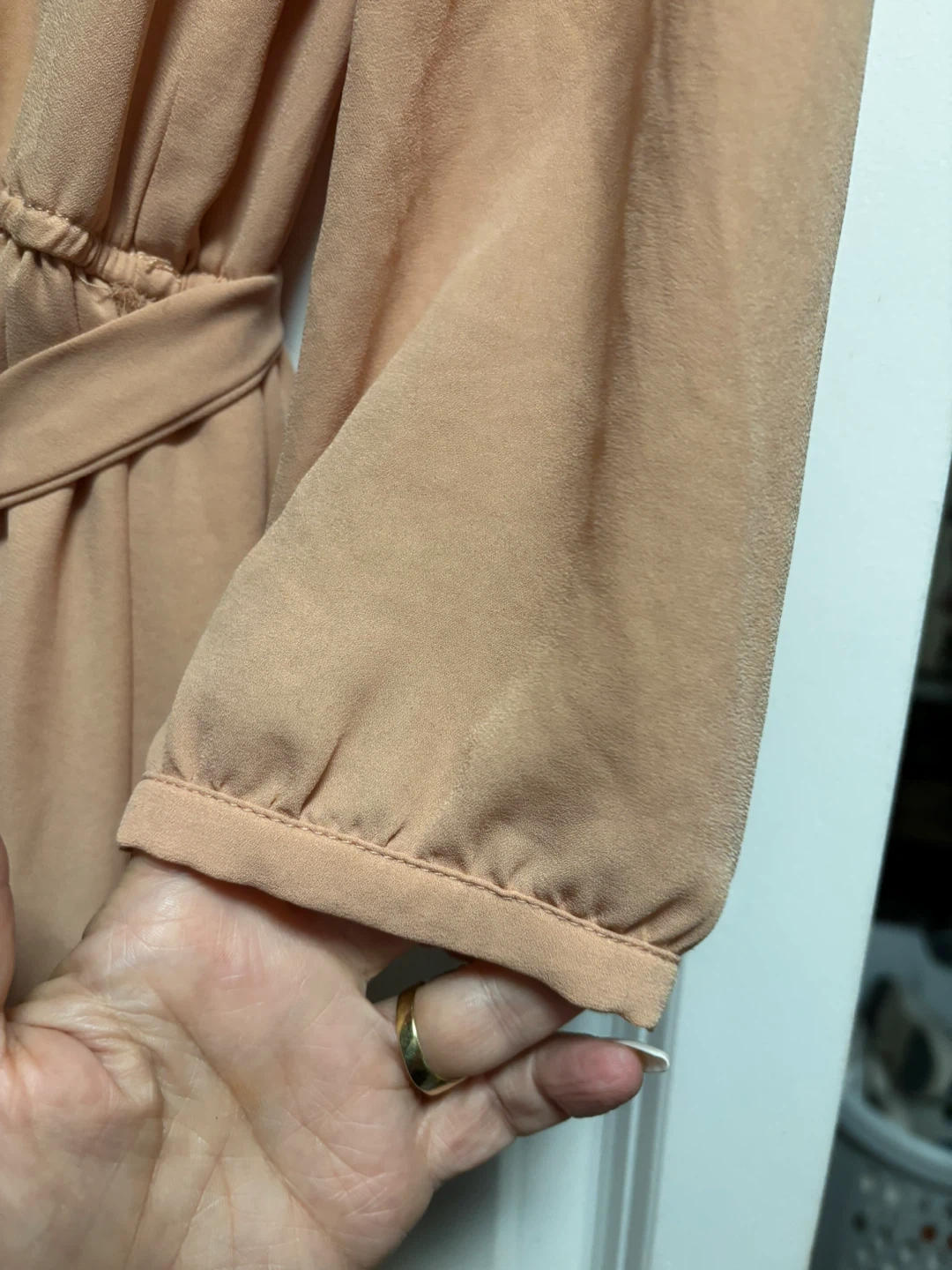 Women's Peach Lace Detail Dress - photo 4