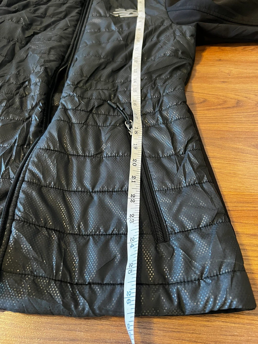 New Balance Women's Black Hooded Puffer Jacket - photo 4