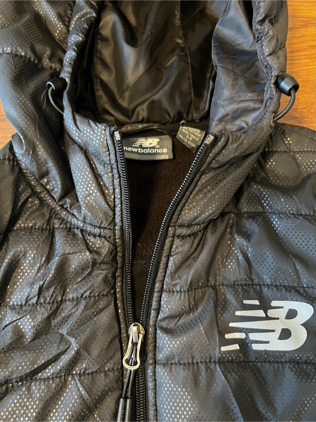 New Balance Women's Black Hooded Puffer Jacket - photo 5