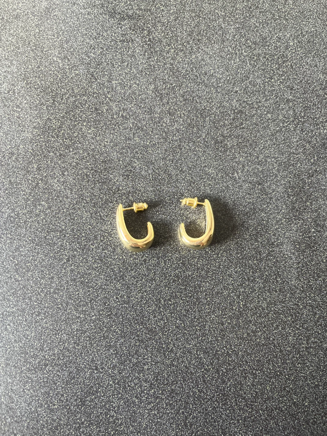 Gold Tone Teardrop Hoop Earrings - photo 4