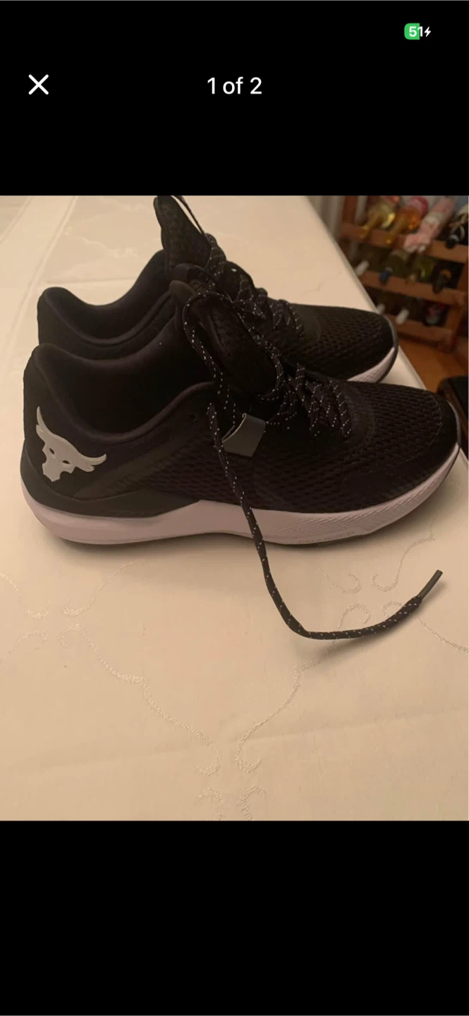 Under Armour "Project Rock" Black Training Shoes