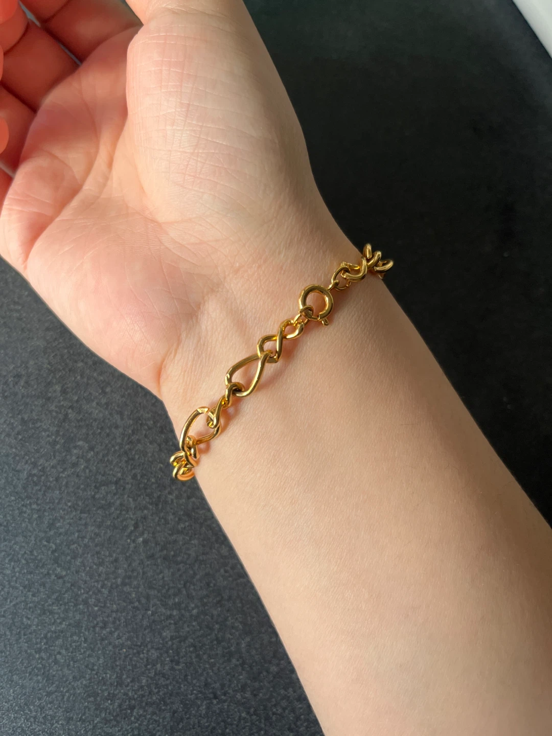 Gold Tone Chain Bracelet