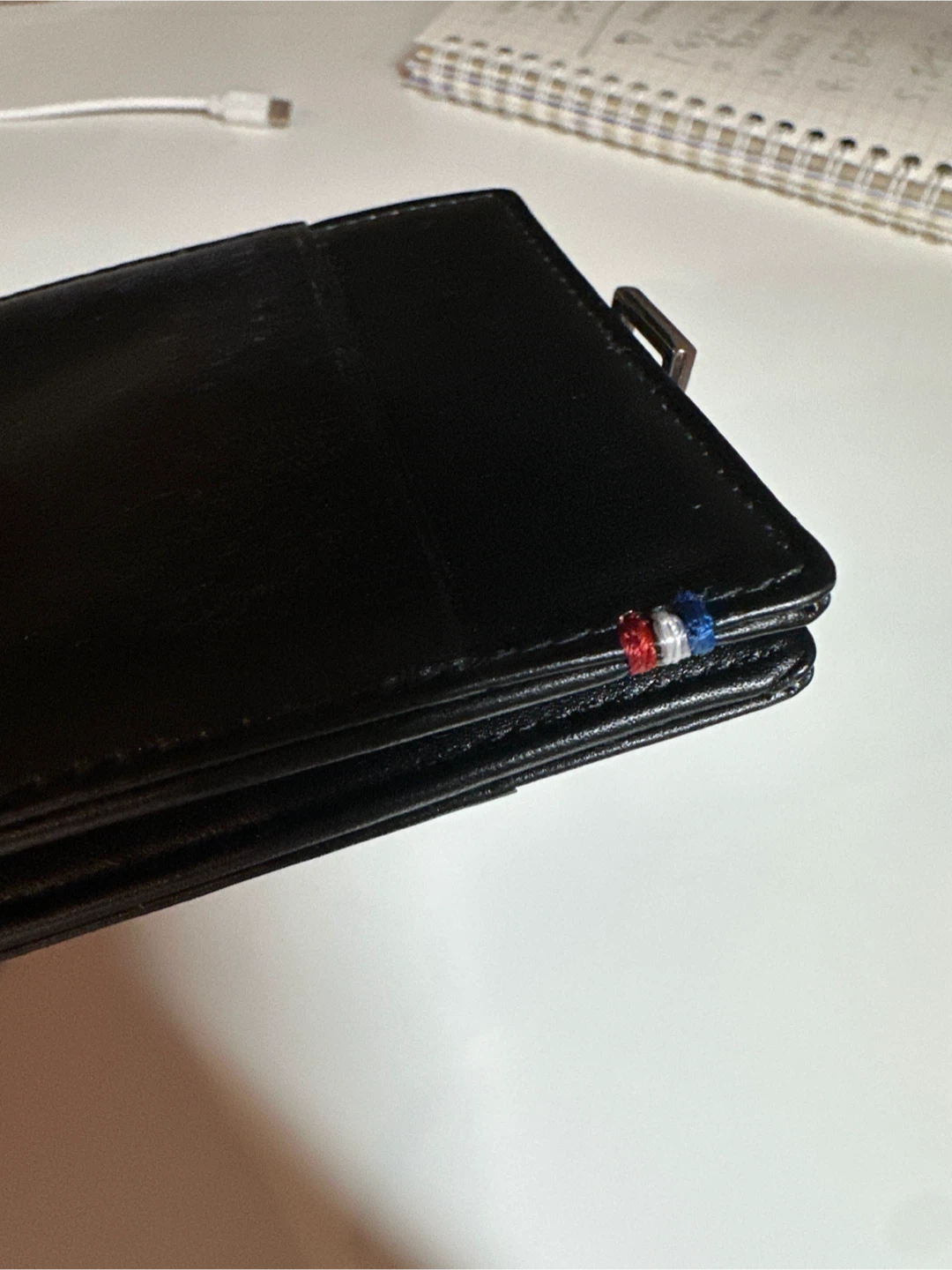 (New) S.T. Dupont Black Leather Bi-fold Wallet - photo 4