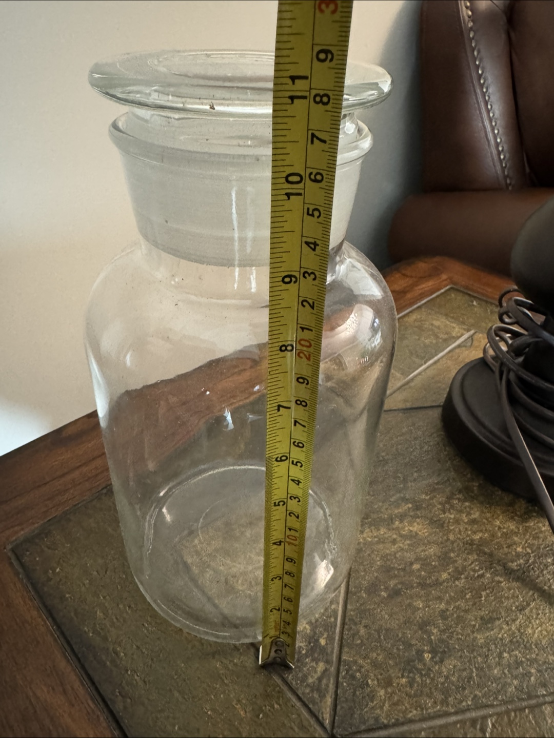 Vintage Glass Apothecary Jar - photo 2