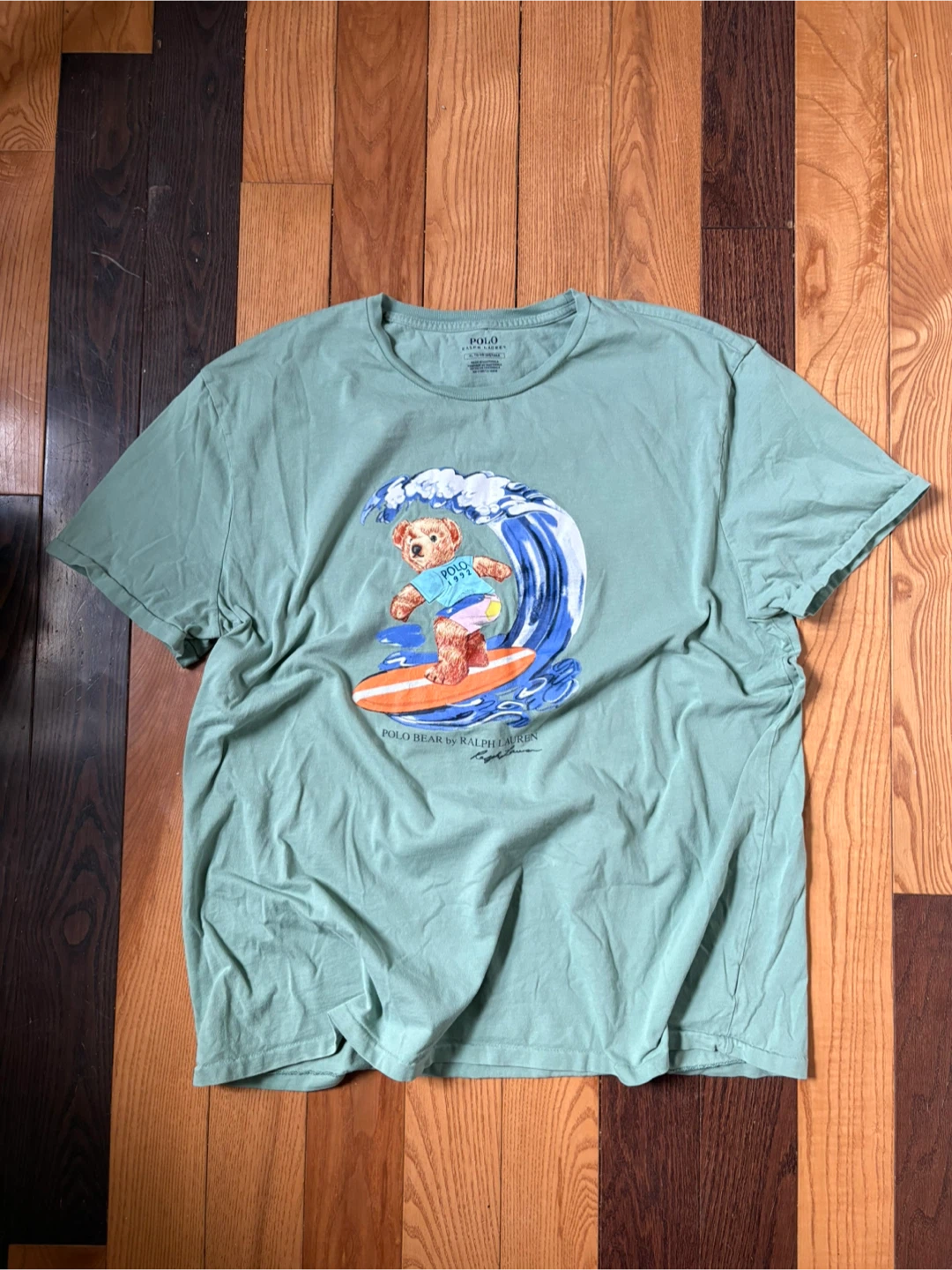 Polo Bear by Ralph Lauren tee XL wavy bear - photo 2