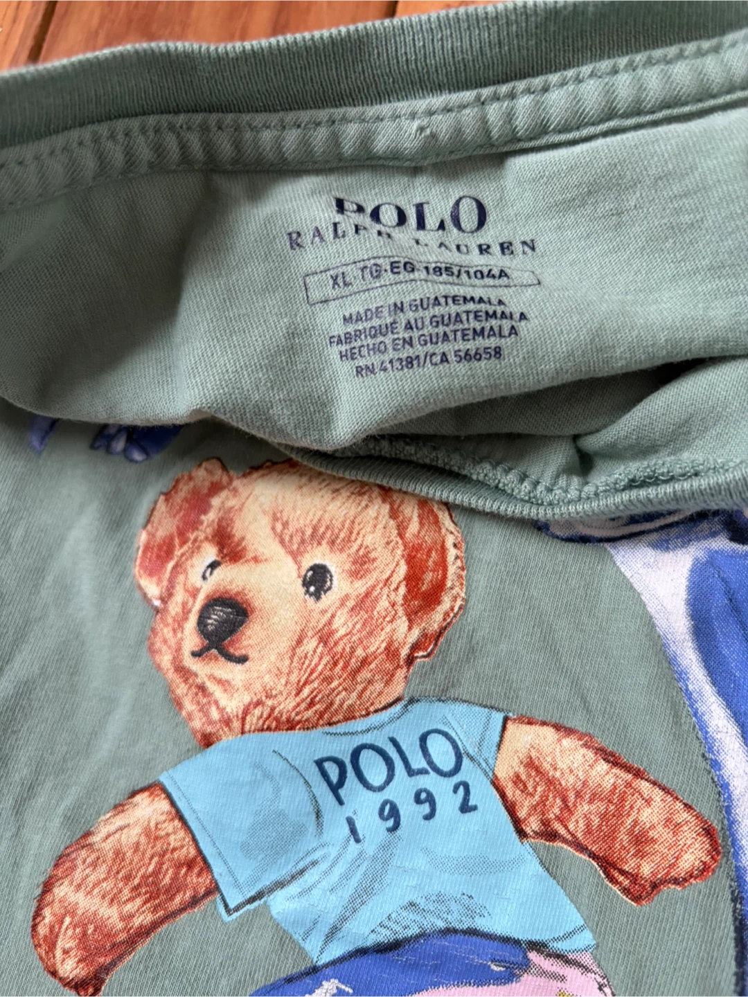 Polo Bear by Ralph Lauren tee XL wavy bear - photo 4