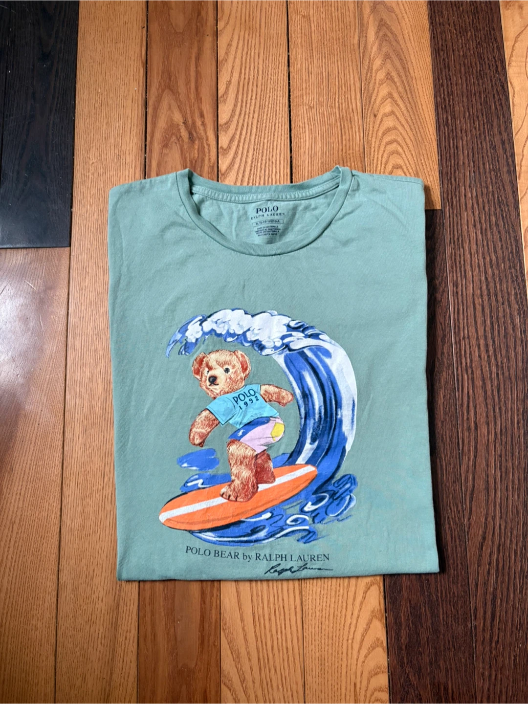 Polo Bear by Ralph Lauren tee XL wavy bear