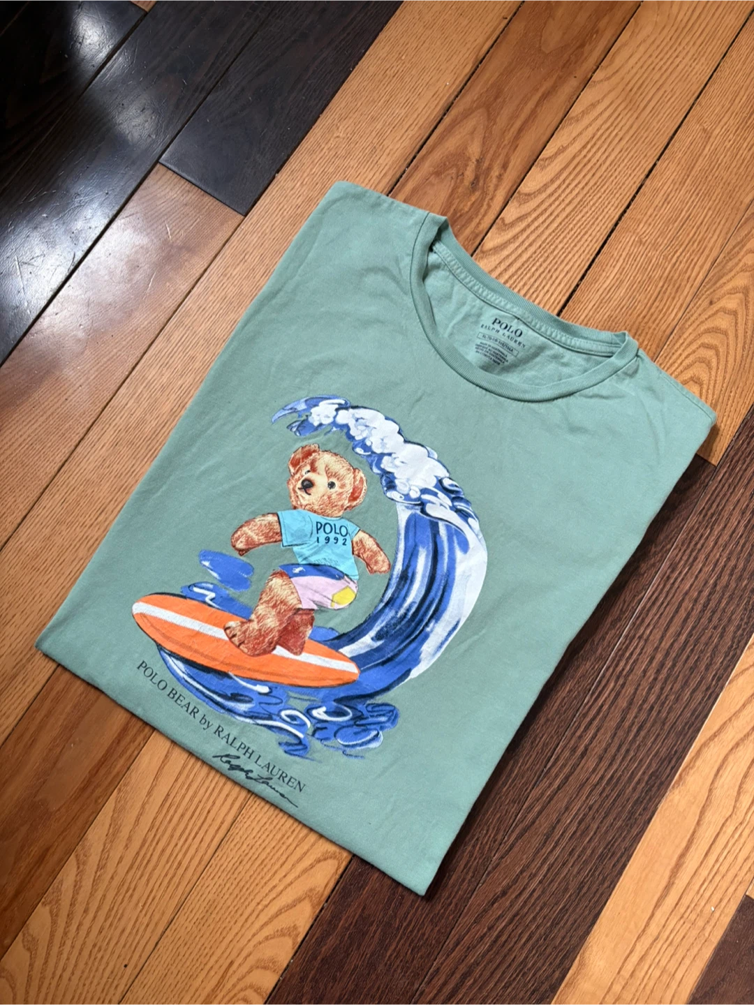 Polo Bear by Ralph Lauren tee XL wavy bear - photo 5