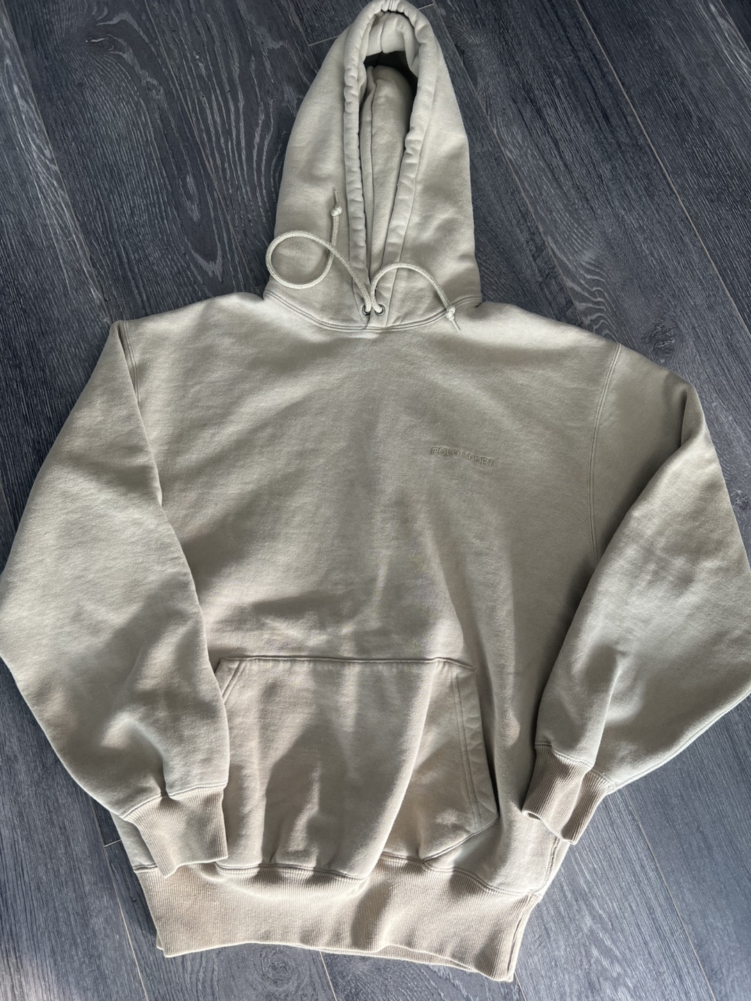 Polo Ralph Lauren Beige Hoodie - Size Medium