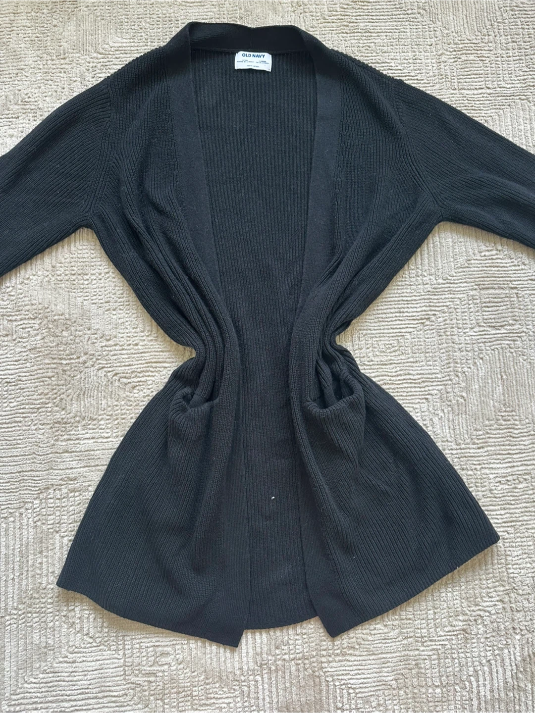 Old Navy Black Cardigan Sweater M Tall