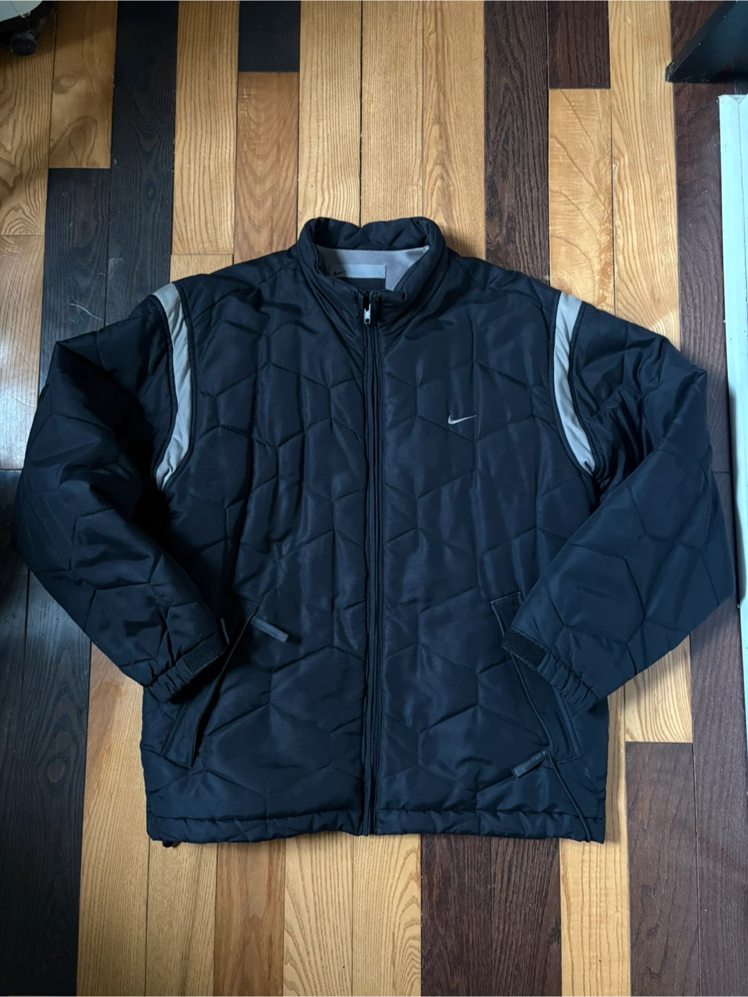 Vintage Nike y2k Quilted Bomber Jacket M acg air jordan - photo 5