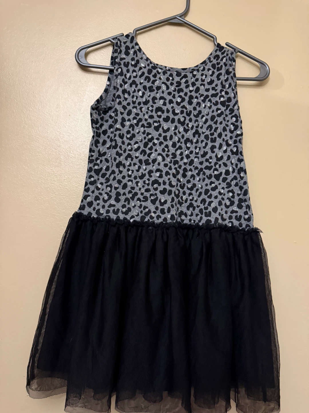 Kids Leopard Print Top & Tulle Skirt Dress size 10/12 - photo 2