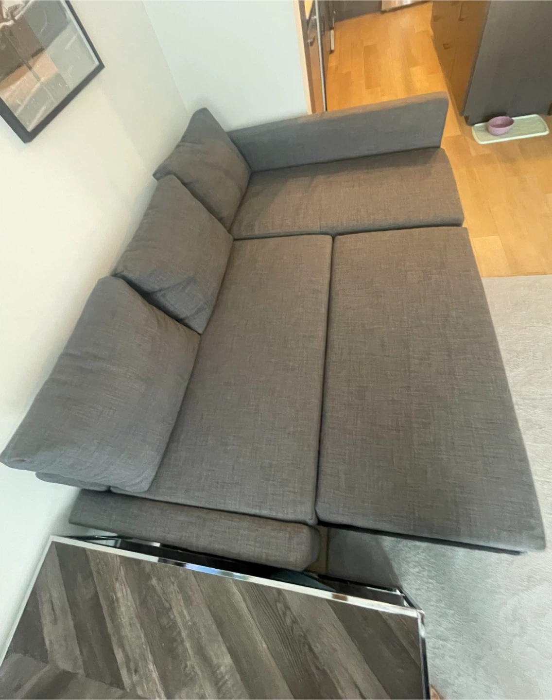 IKEA Friheten Sleeper Sectional Sofa - Dark Gray - photo 3