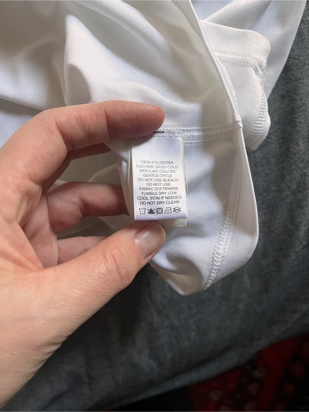 EMS white tech wick shirt, size L - photo 4
