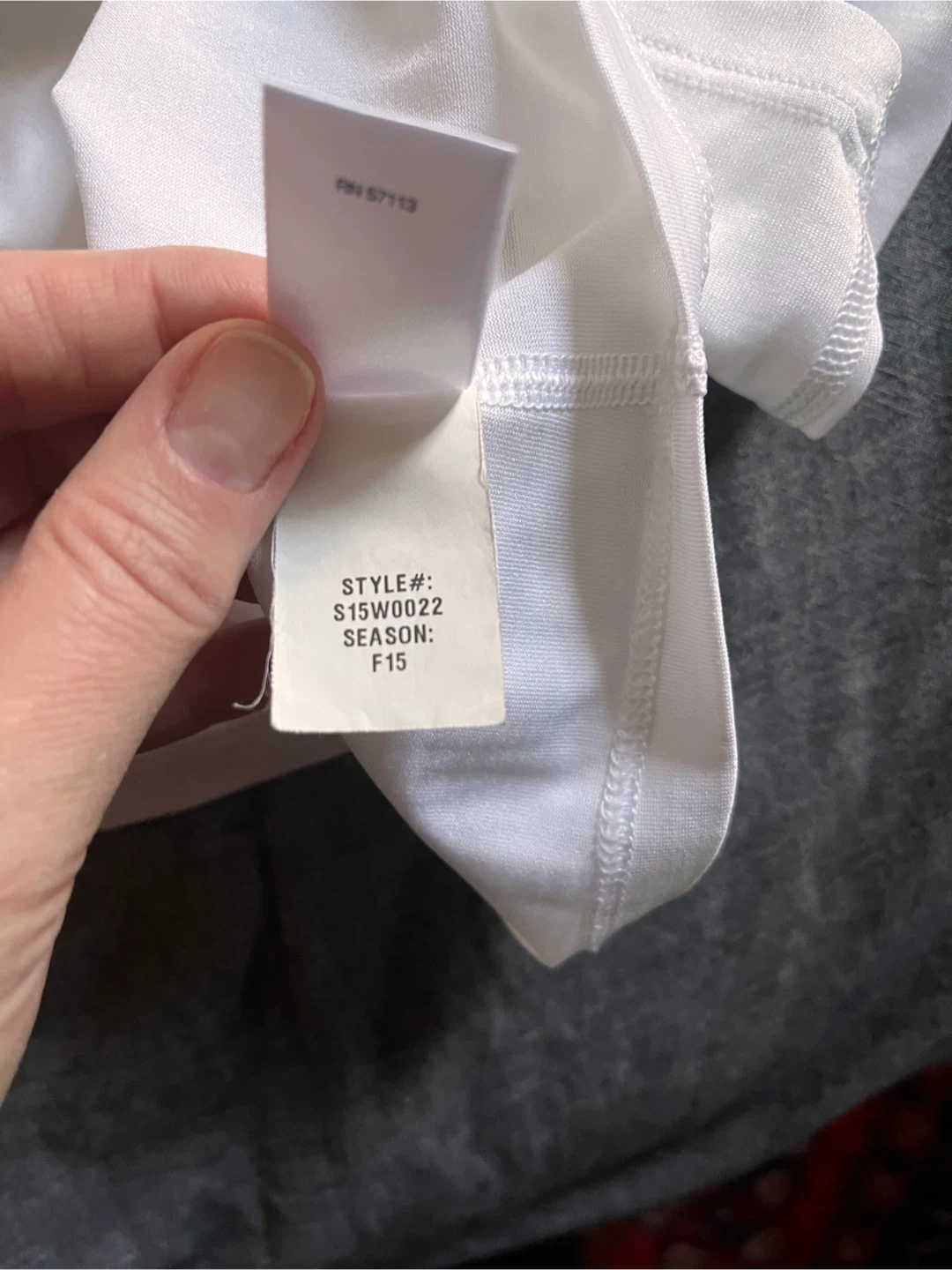 EMS white tech wick shirt, size L - photo 5