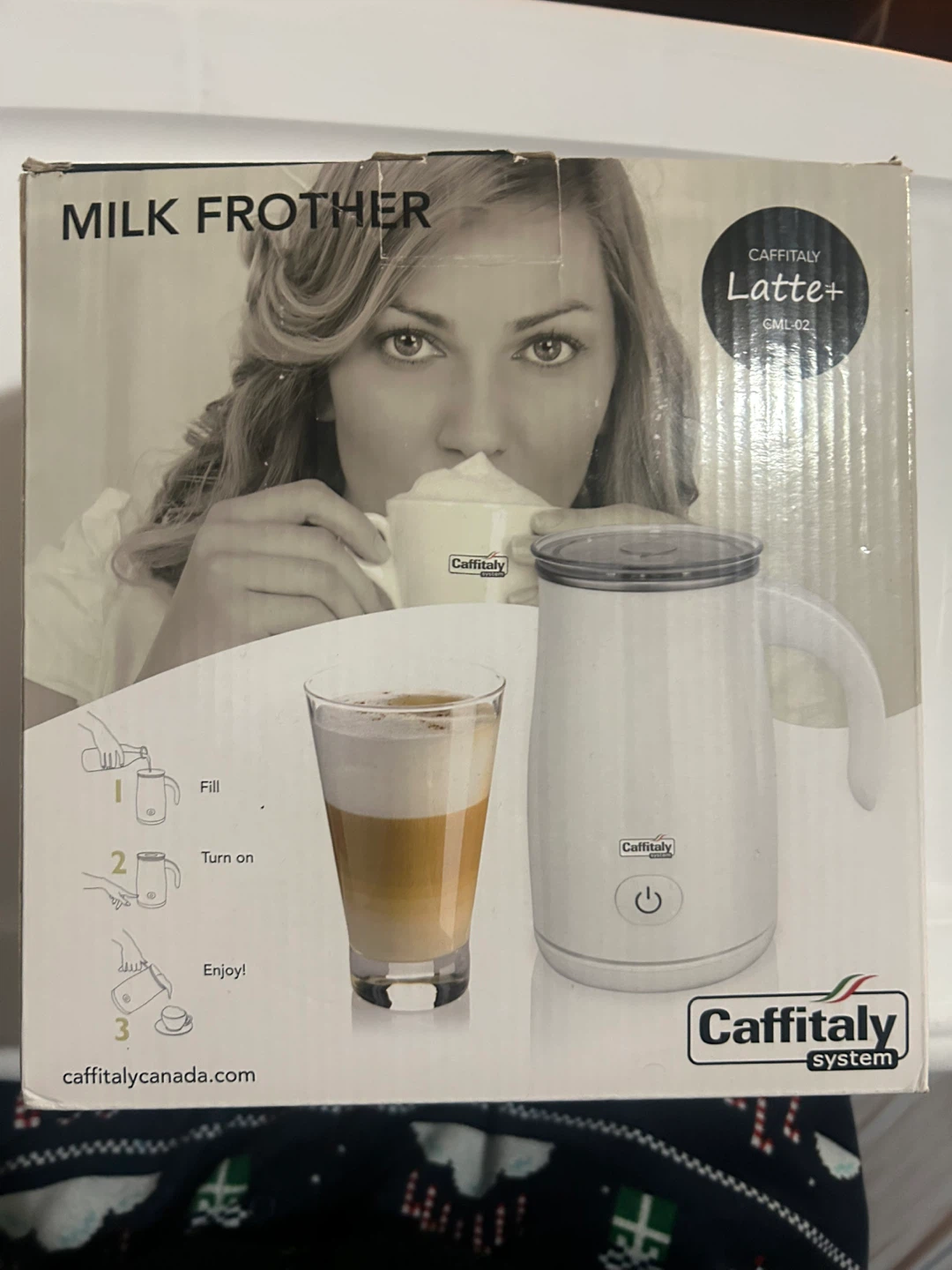 NEW Caffitaly Latte+ Milk Frother GML-02