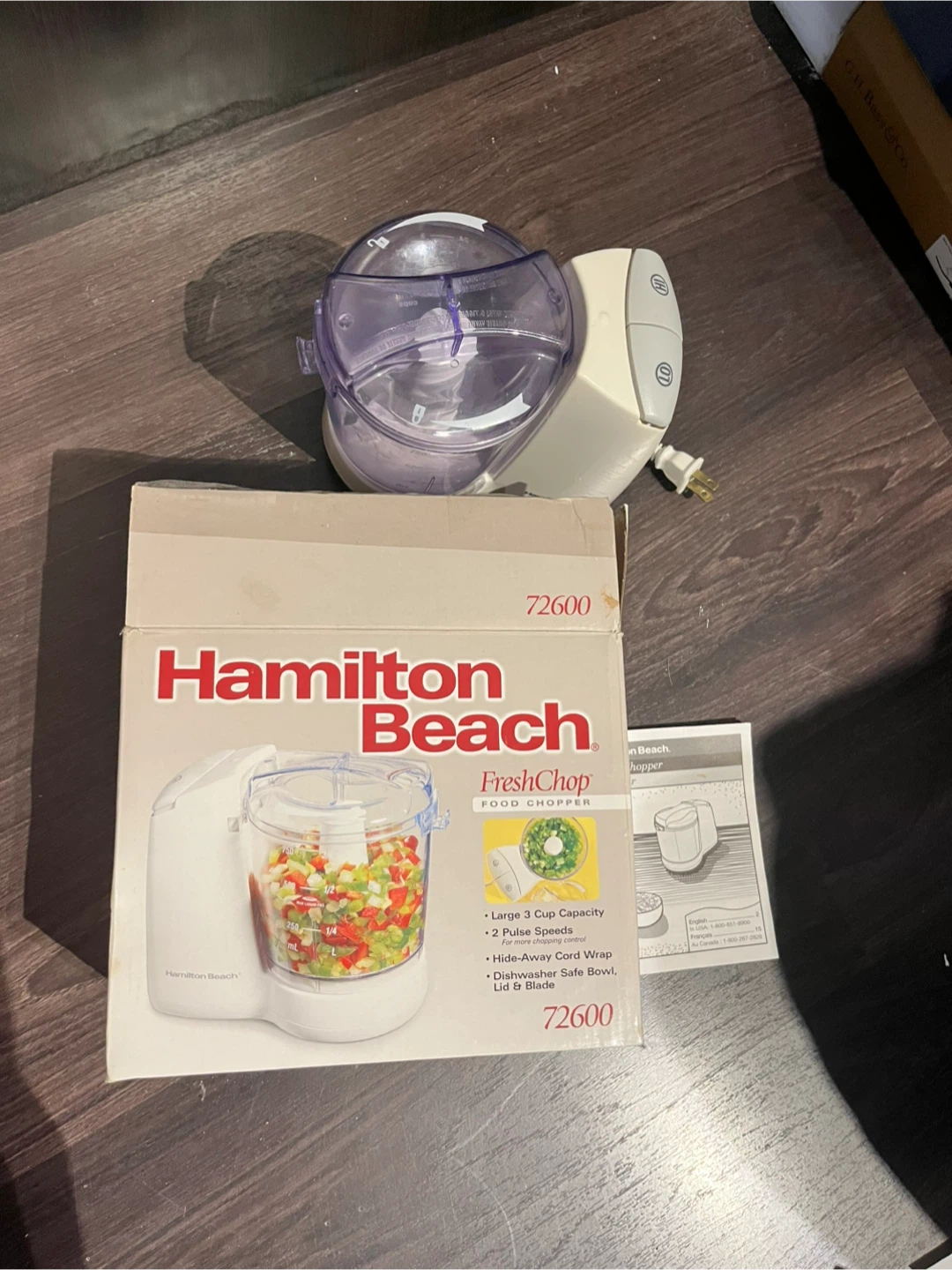 Hamilton Beach FreshChop Food Chopper 72600