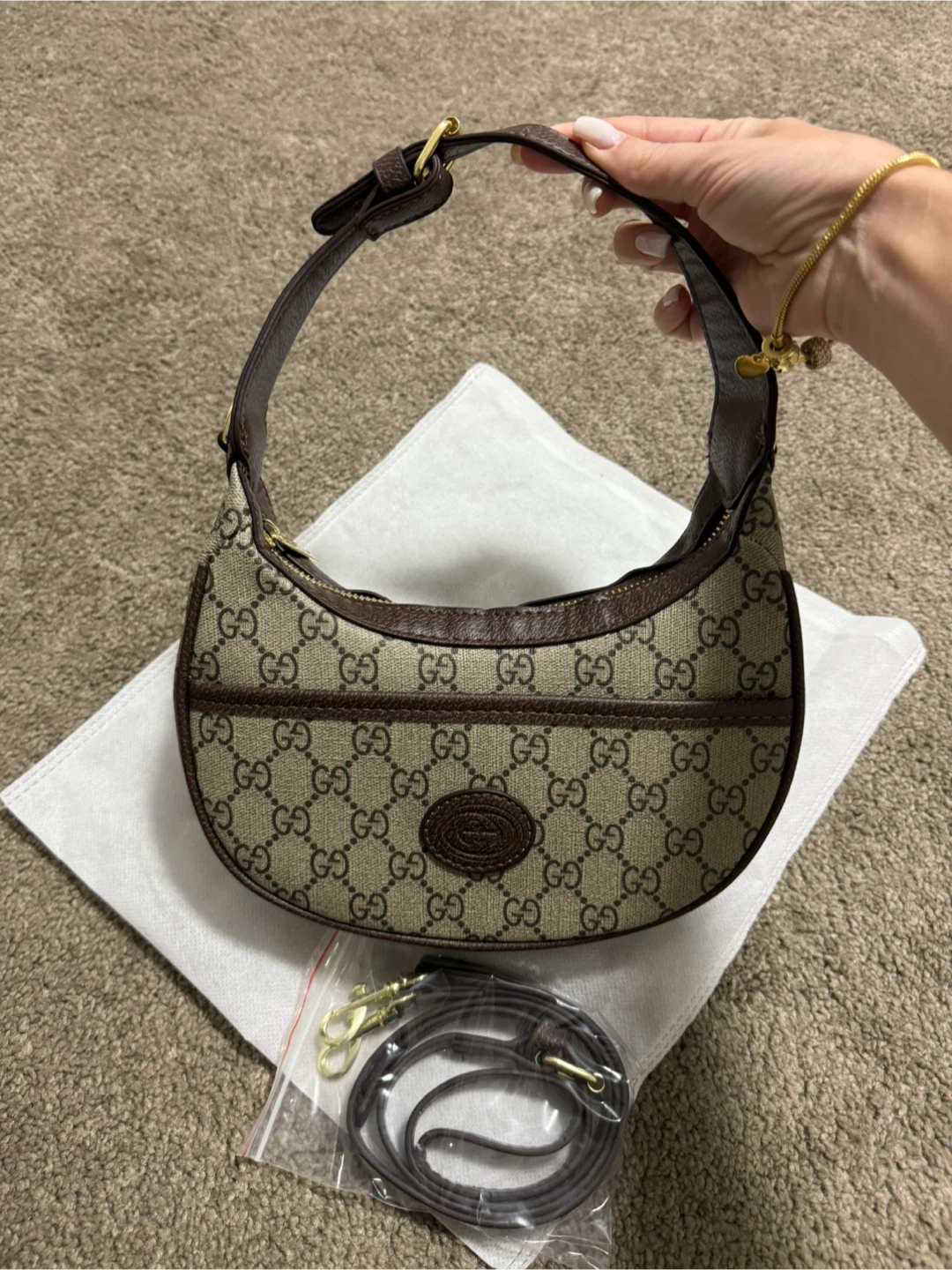 Gucci Monogram Shoulder Bag
