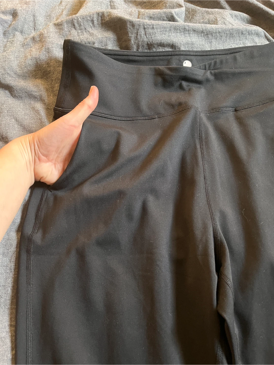 Yogalicious LUX black leggings joggers, size L - photo 3