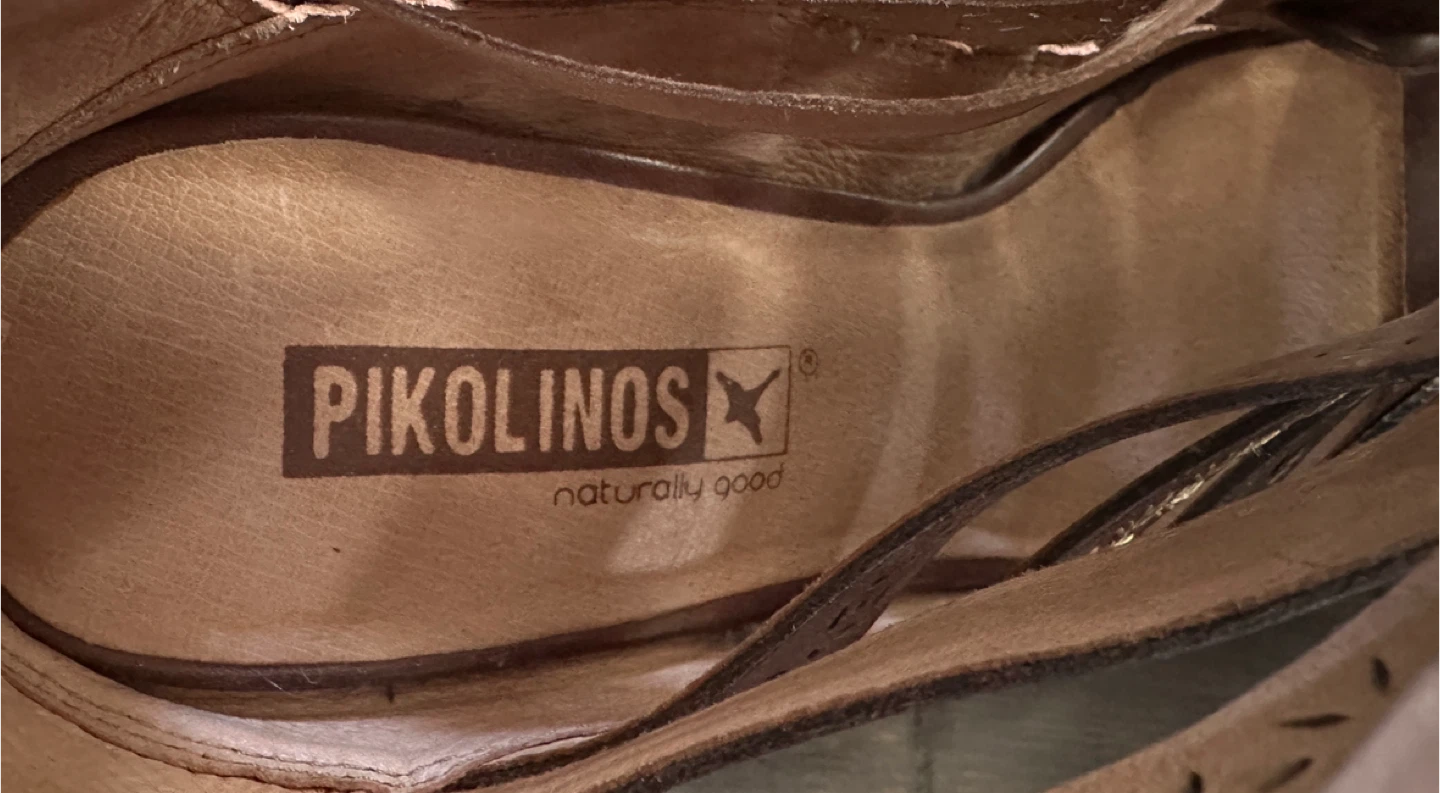 Pikolinos Brown Leather Gladiator Sandals - photo 4