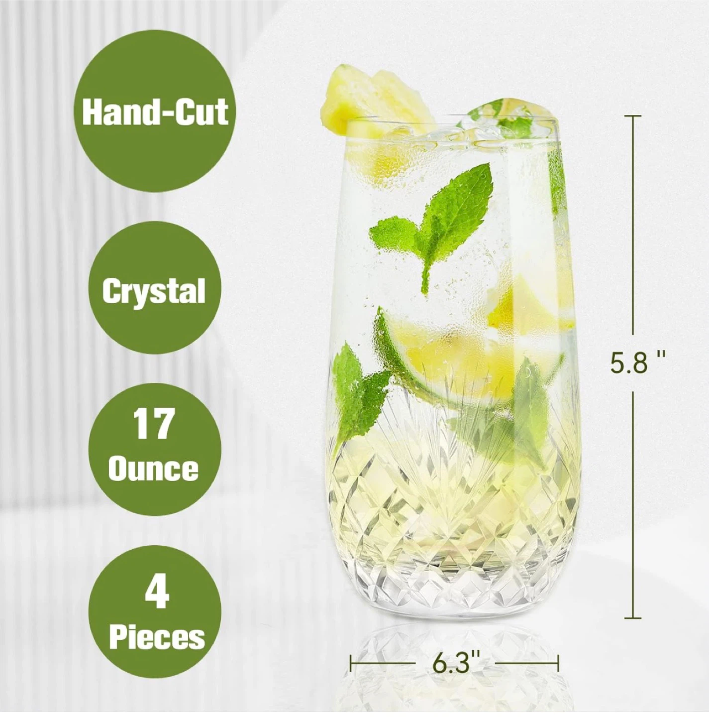 Crystal Highball Glasses (12 glasses) - photo 2