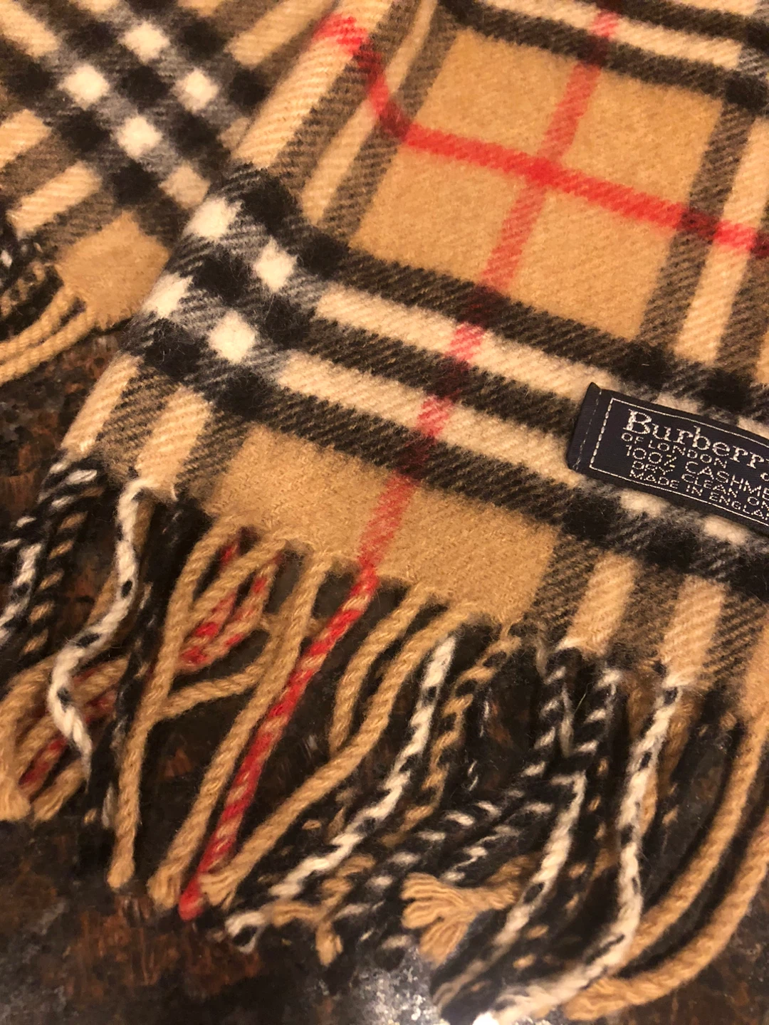 Burberrys cashmere vintage scarf - photo 3