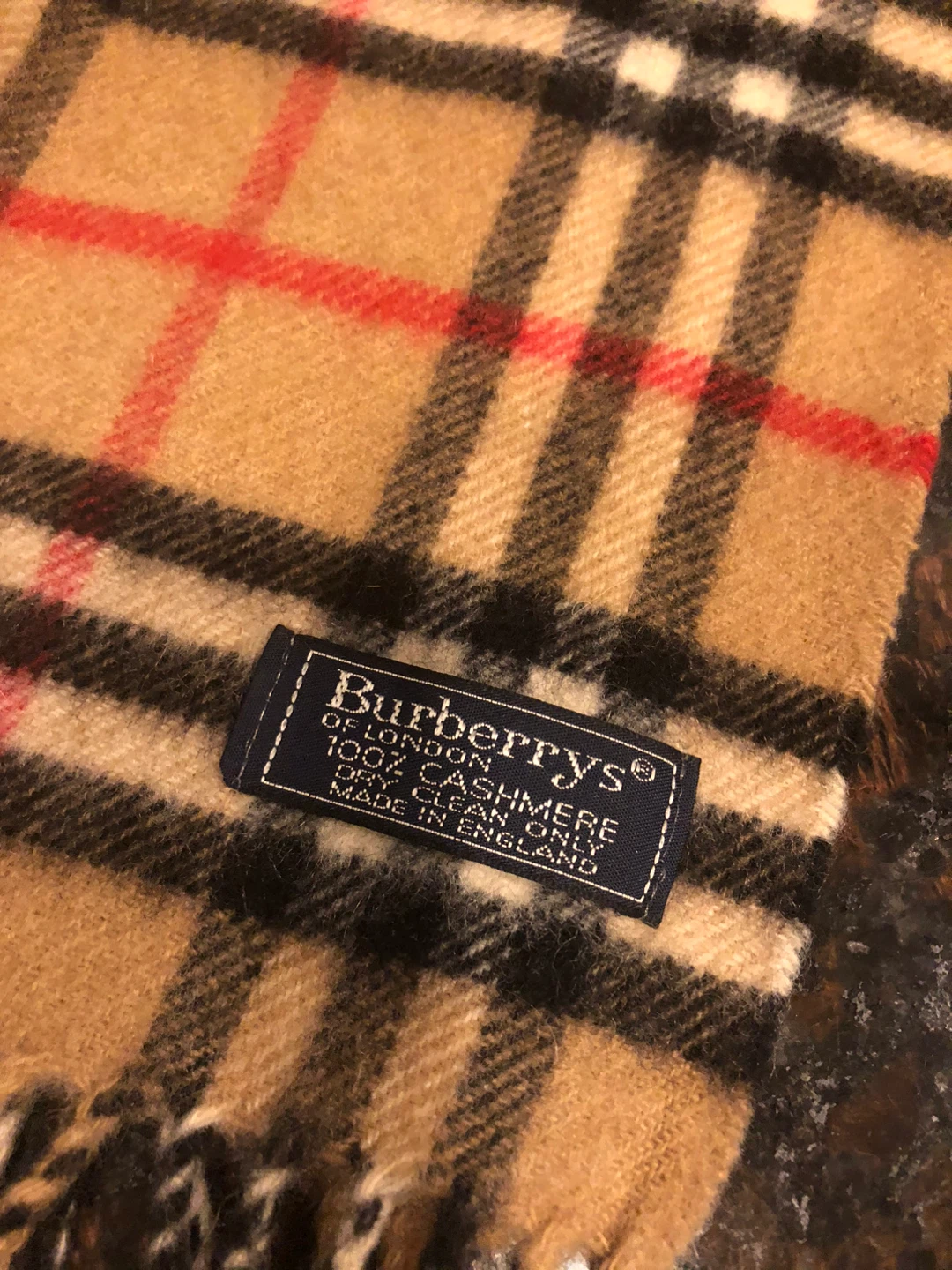 Burberrys cashmere vintage scarf - photo 4