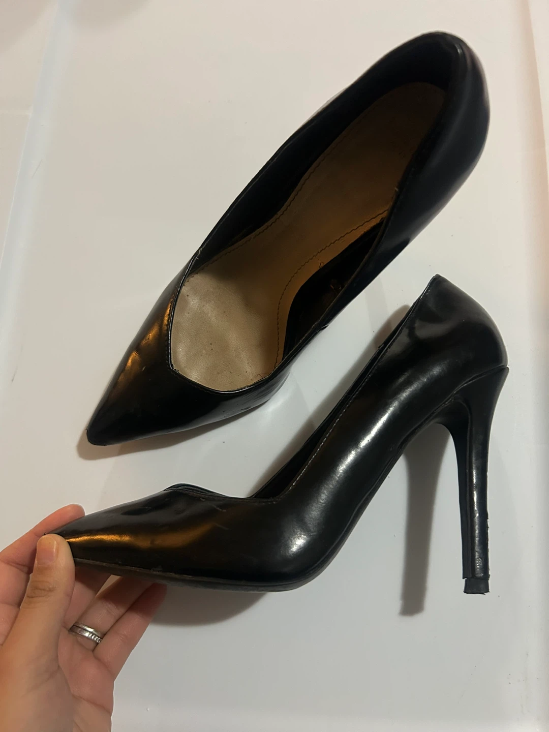 Zara Black High Heels - Size 6