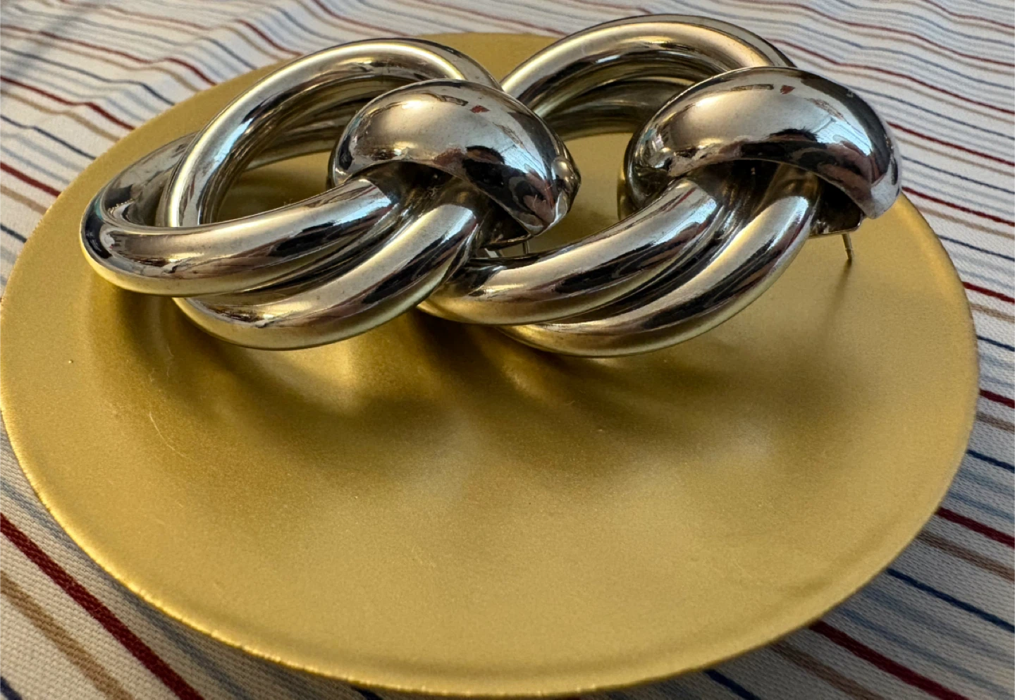 Vintage silver tone Earring. - photo 2