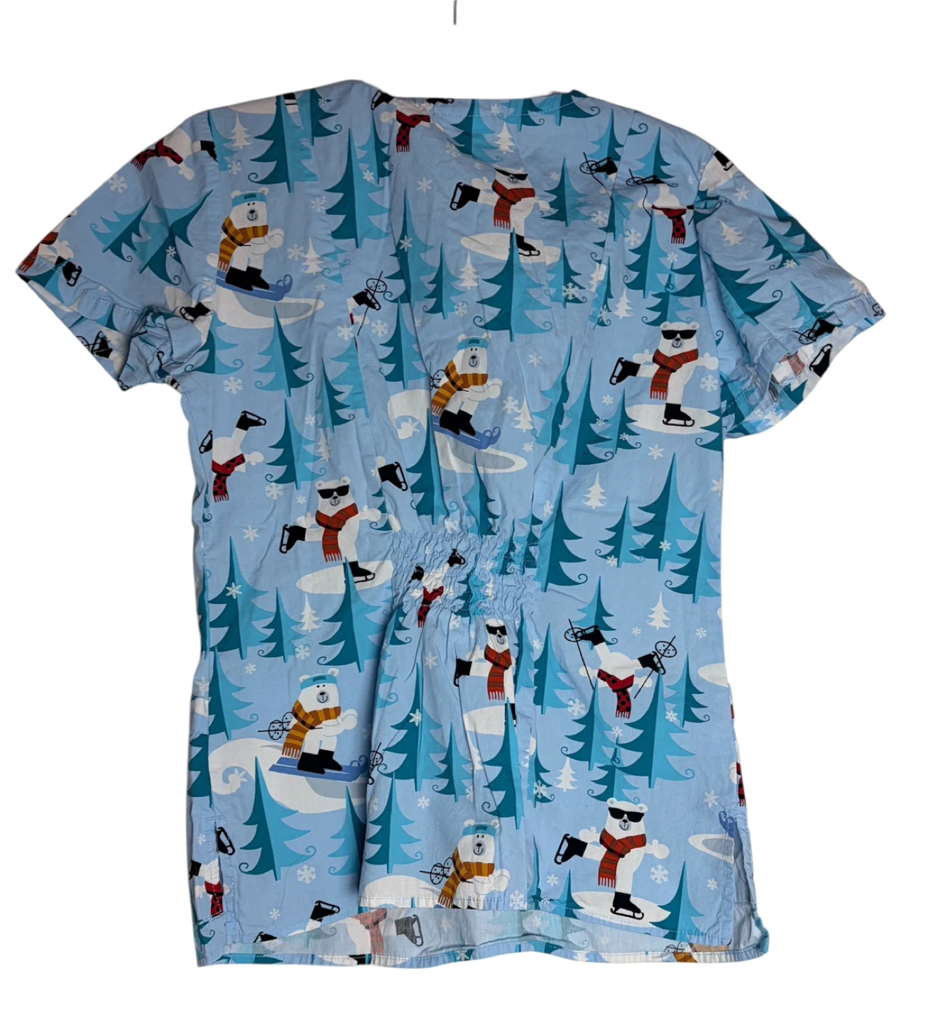 Winter Pattern Scrub Top - photo 3