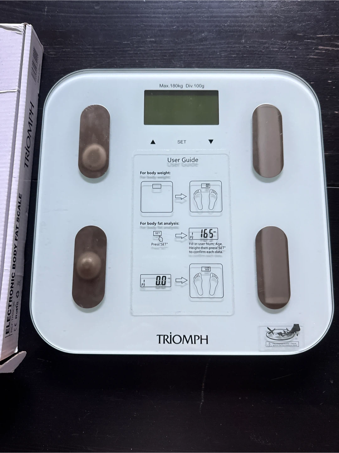 TRIOMPH Electronic Body Fat Scale