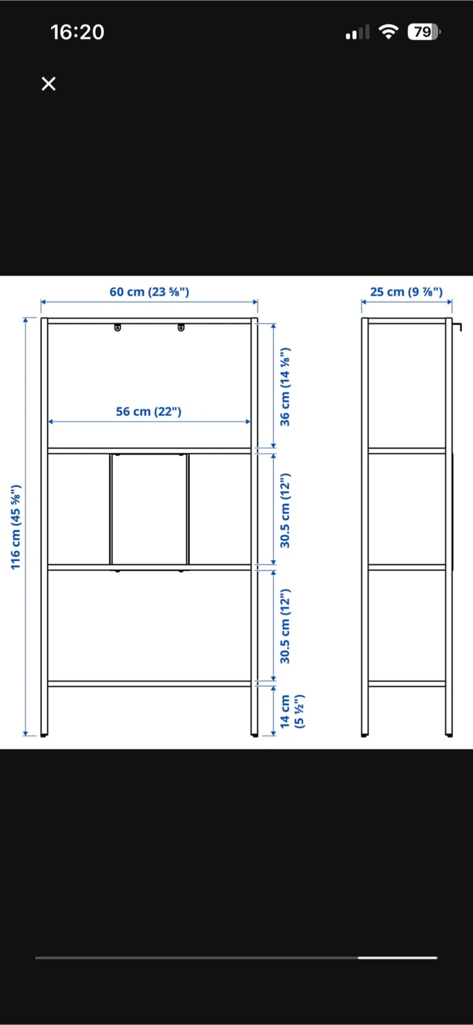 IKEA BAGGEBO White Shelf Unit - Like new! - photo 3