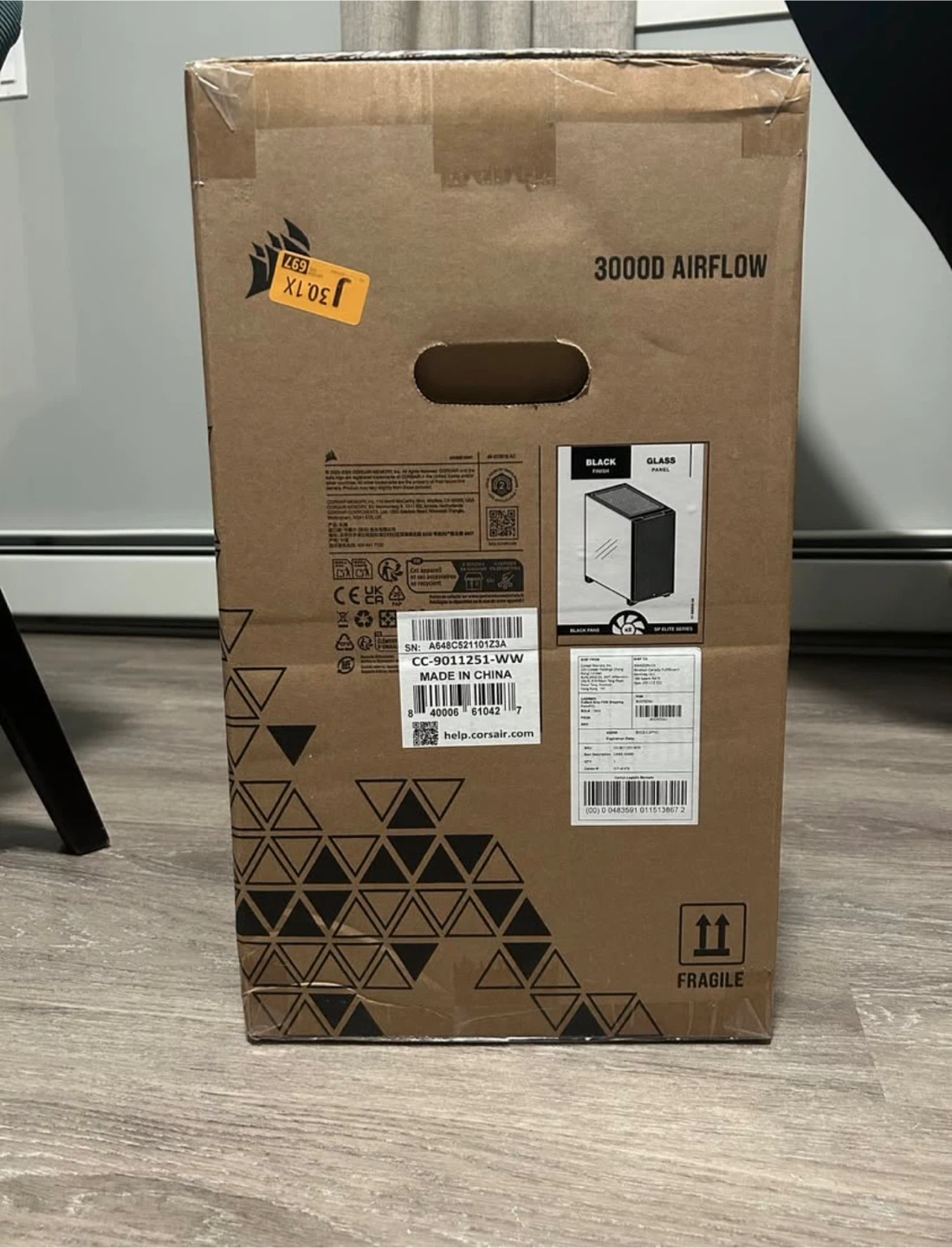CORSAIR 3000D Airflow Mid-Tower PC Case - photo 2