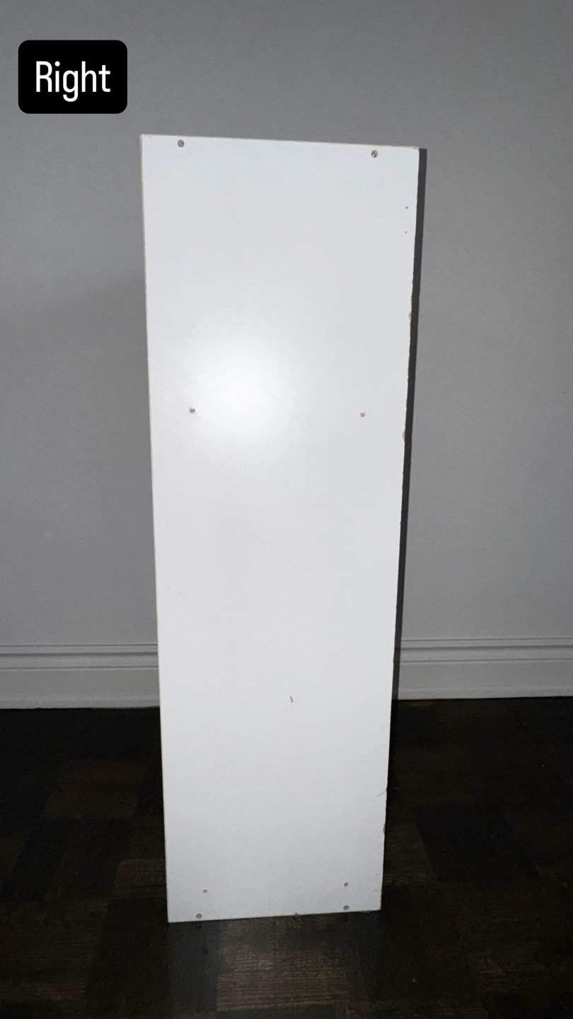 White 3-Shelf Bookcase - photo 2