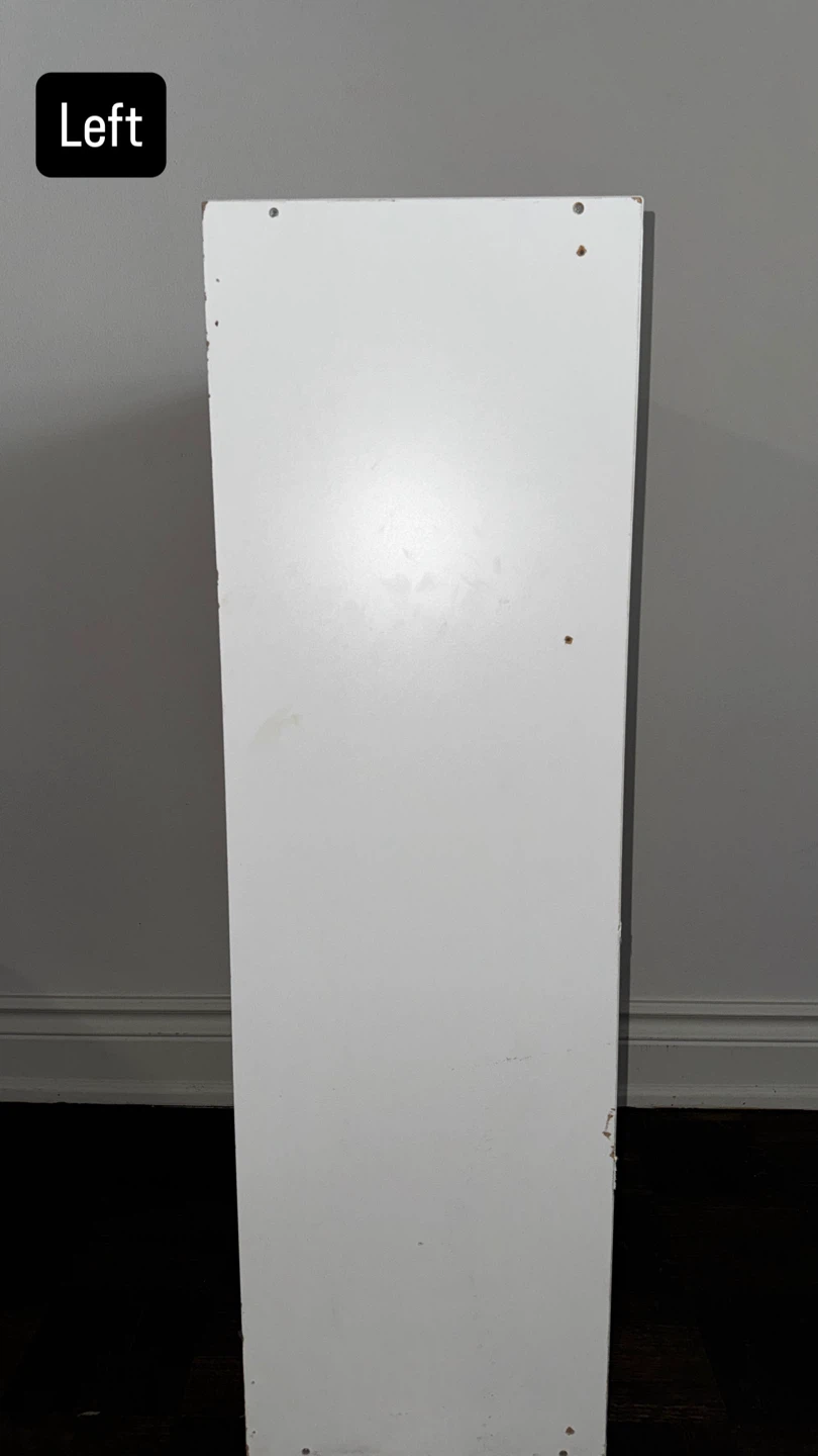 White 3-Shelf Bookcase - photo 3