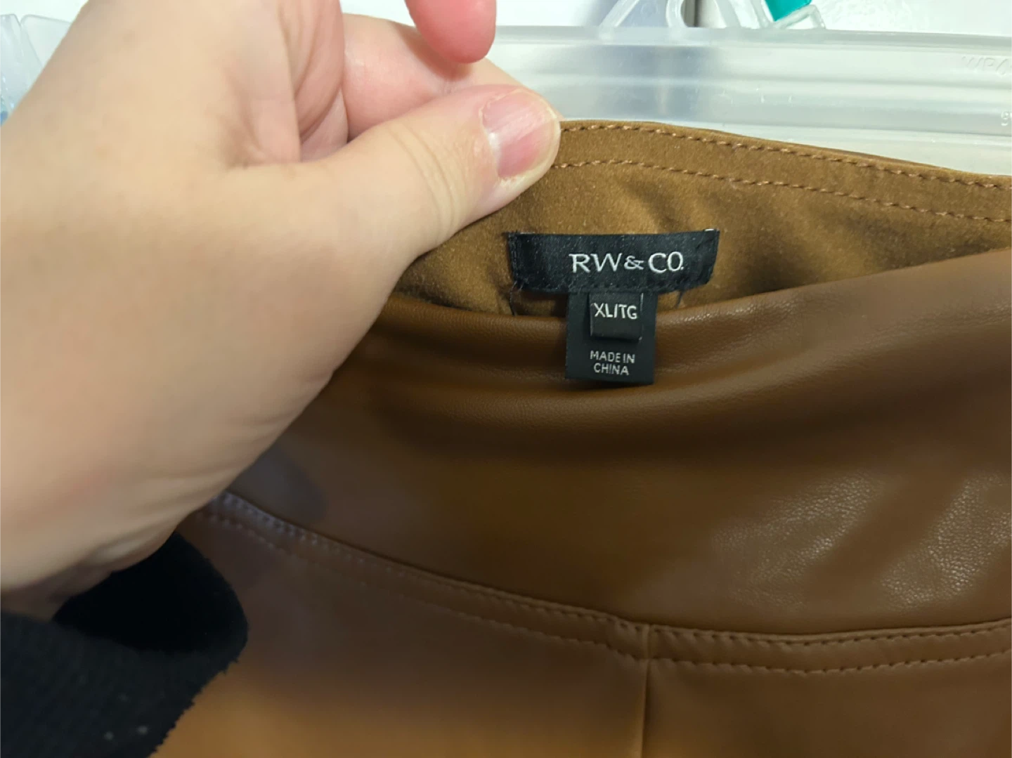 RW&CO. Faux Leather Leggings XL - photo 2