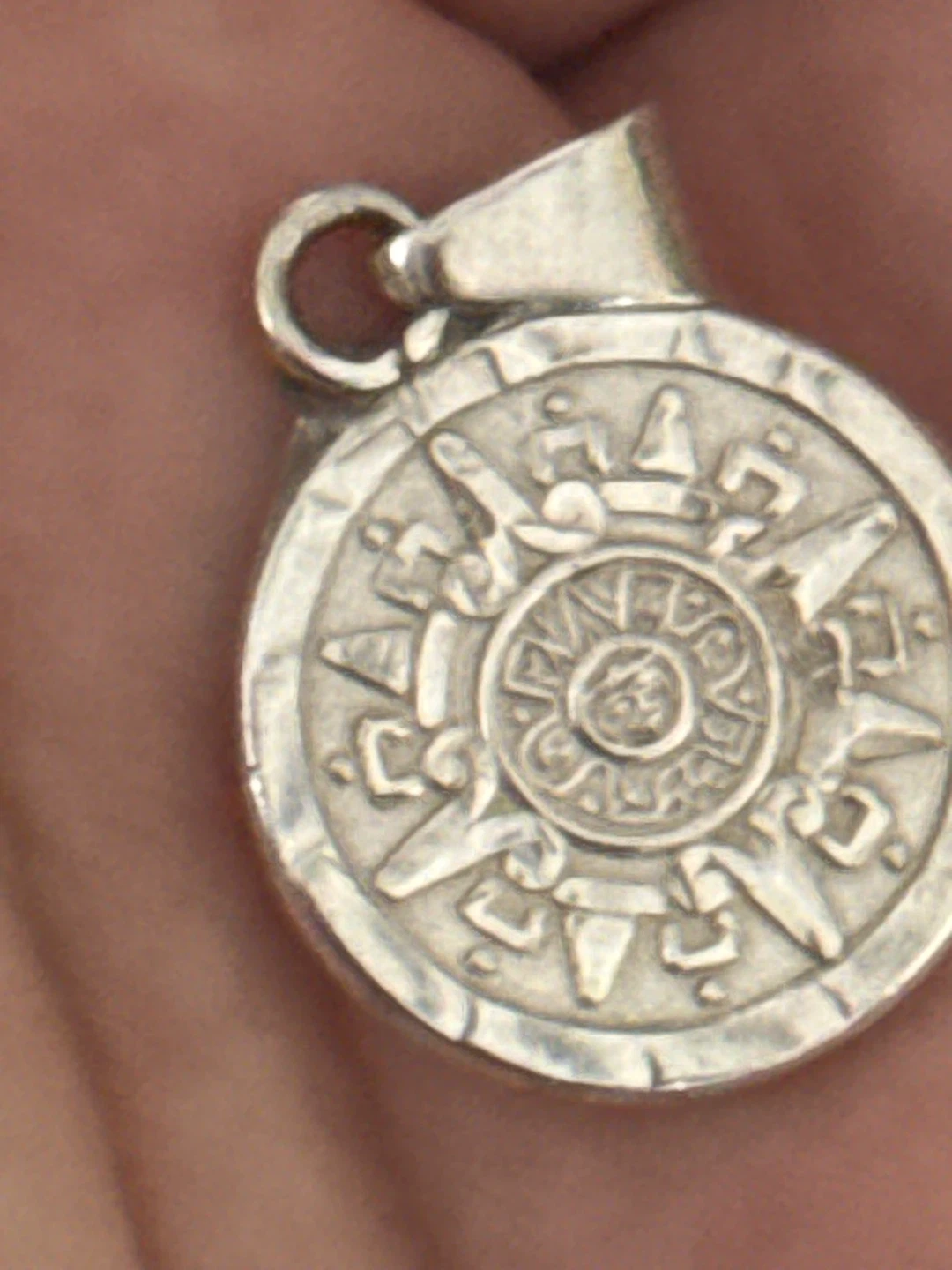 Sterling silver Vintage pendant - photo 3