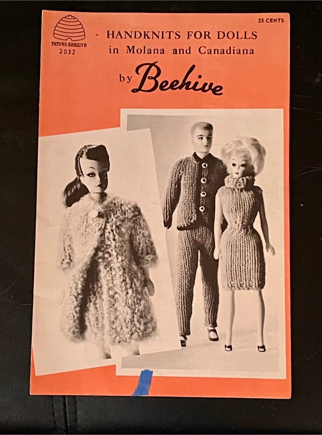 Beehive Barbie and Ken vintage knitting patterns