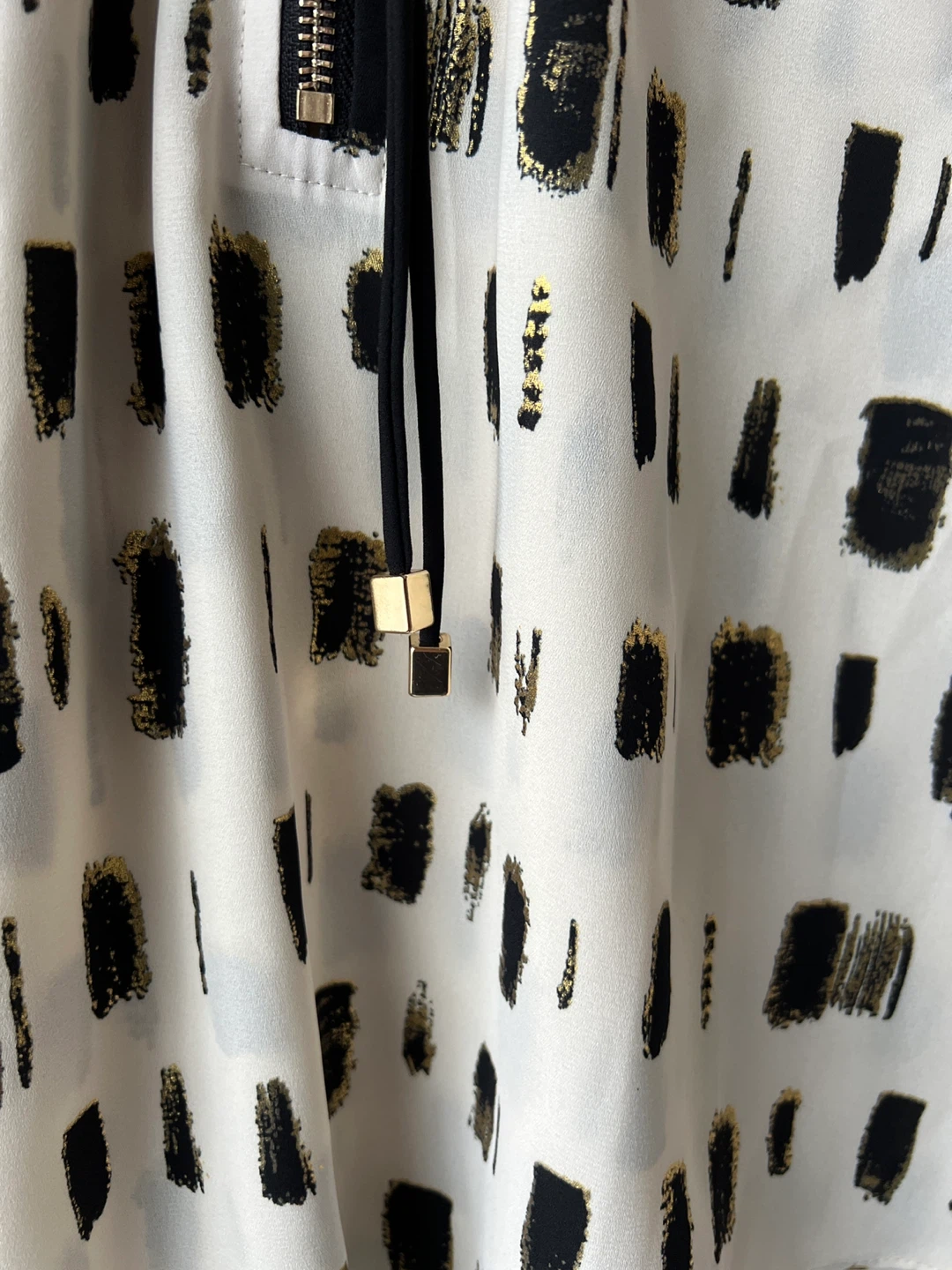 Joseph Ribkoff Black and Gold Print Blouse - photo 4