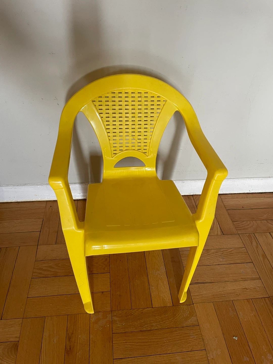 Yellow Plastic Chair - photo 2