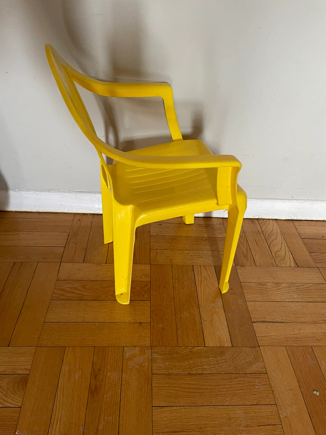 Yellow Plastic Chair