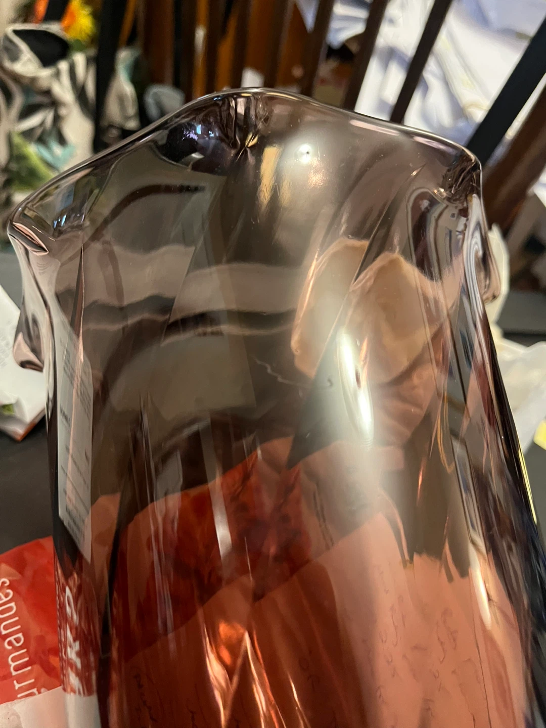 Amethyst Swirl Glass Vase - photo 5
